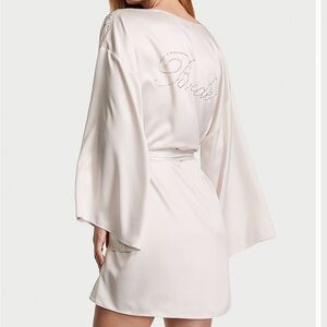 White Bridal Robe and Gown